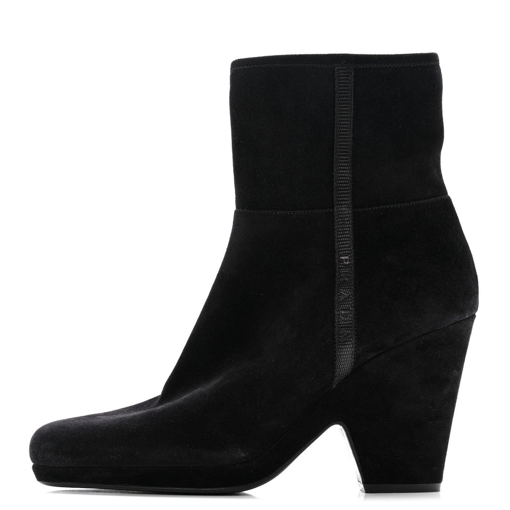 Scamosciato Zip Boots 40 Black