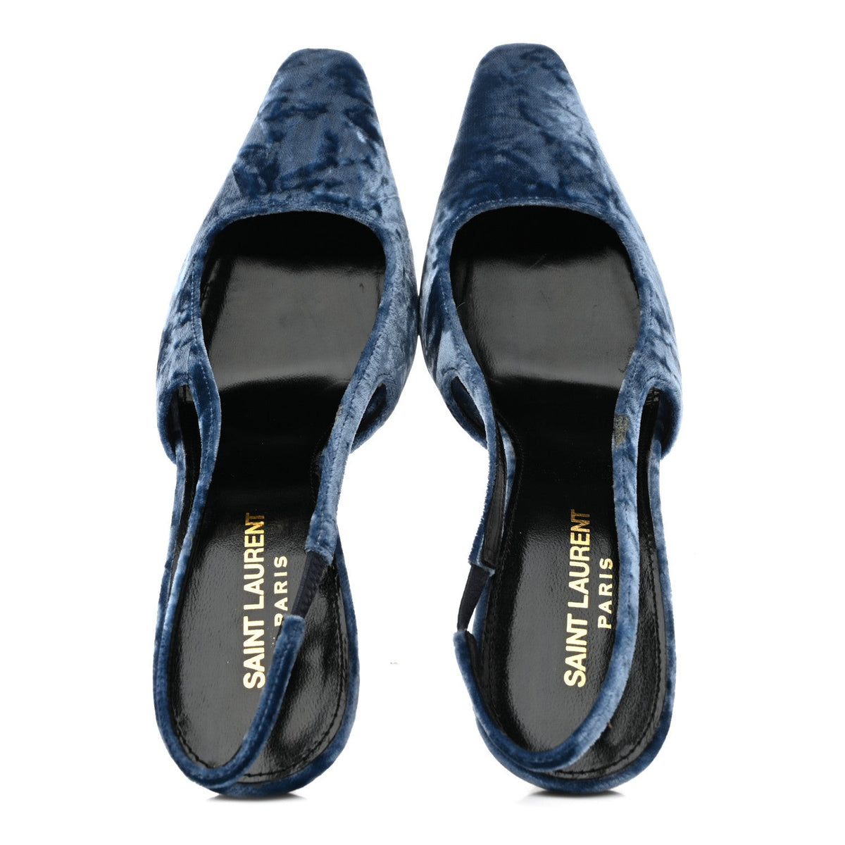 Velvet Tom 90 Dream Slingback Pumps 37.5 Denim