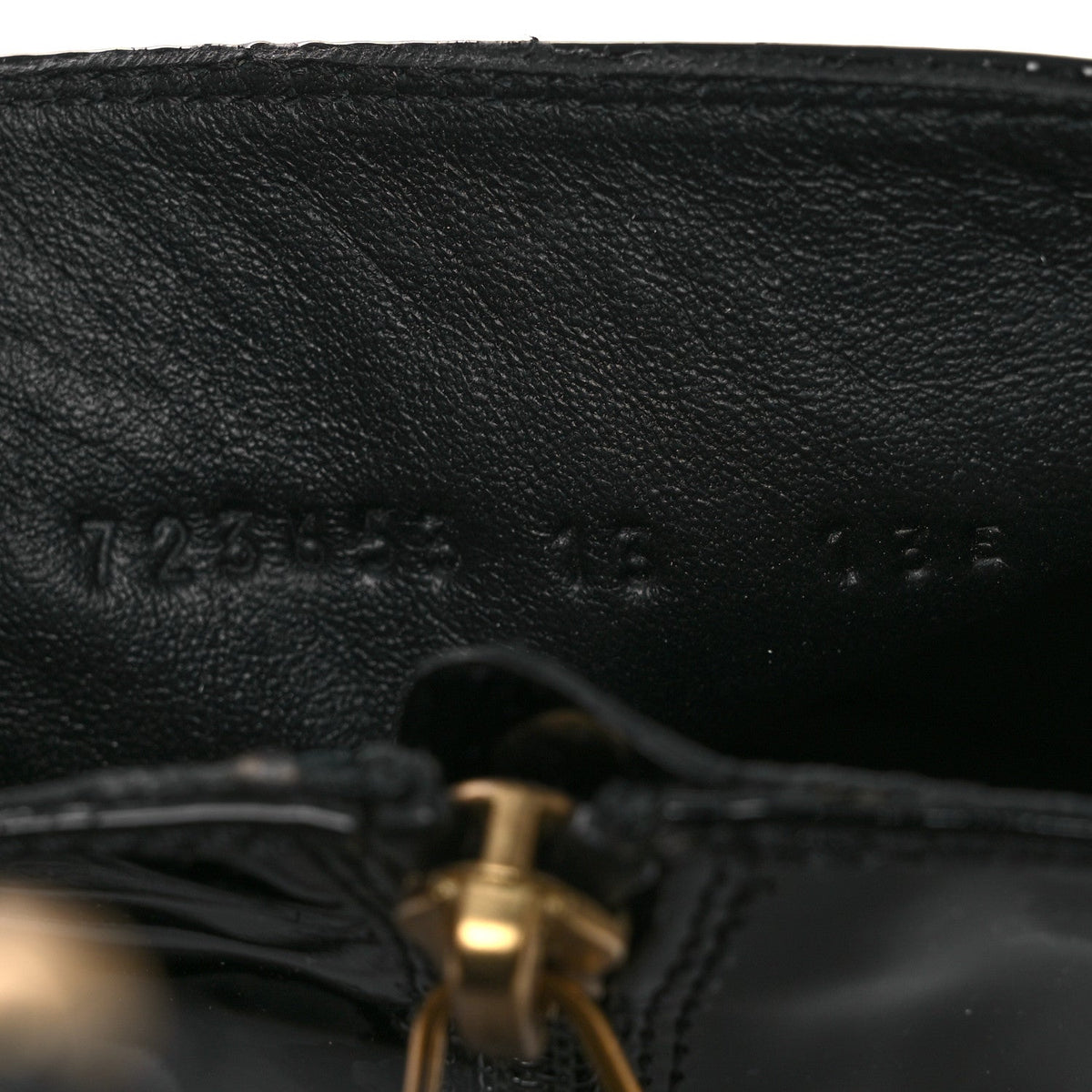 Patent Calfskin GG Lois Bee Men's Ankle Booties 13 Black