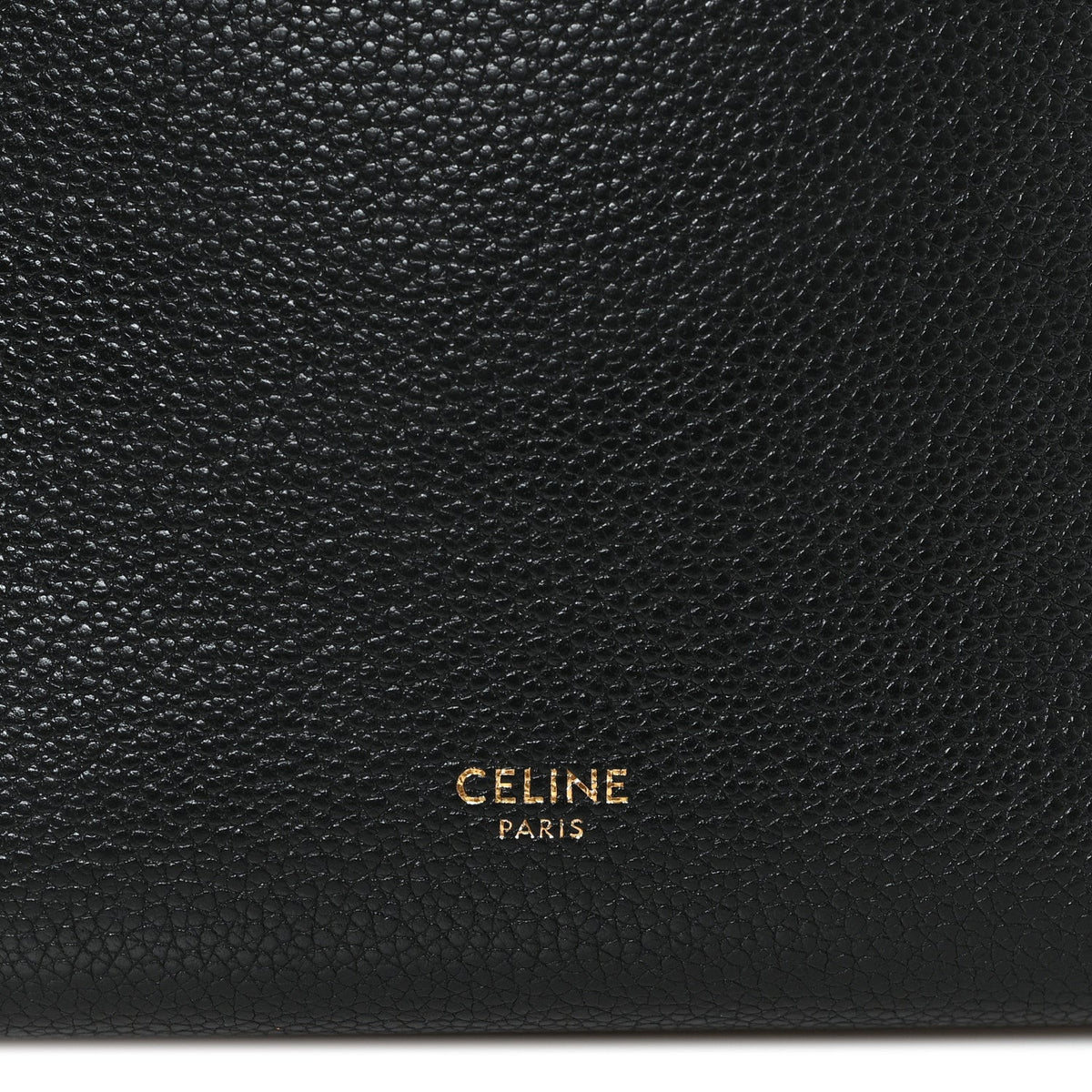 Soft Grained Calfskin Small Sangle Bucket Bag Black