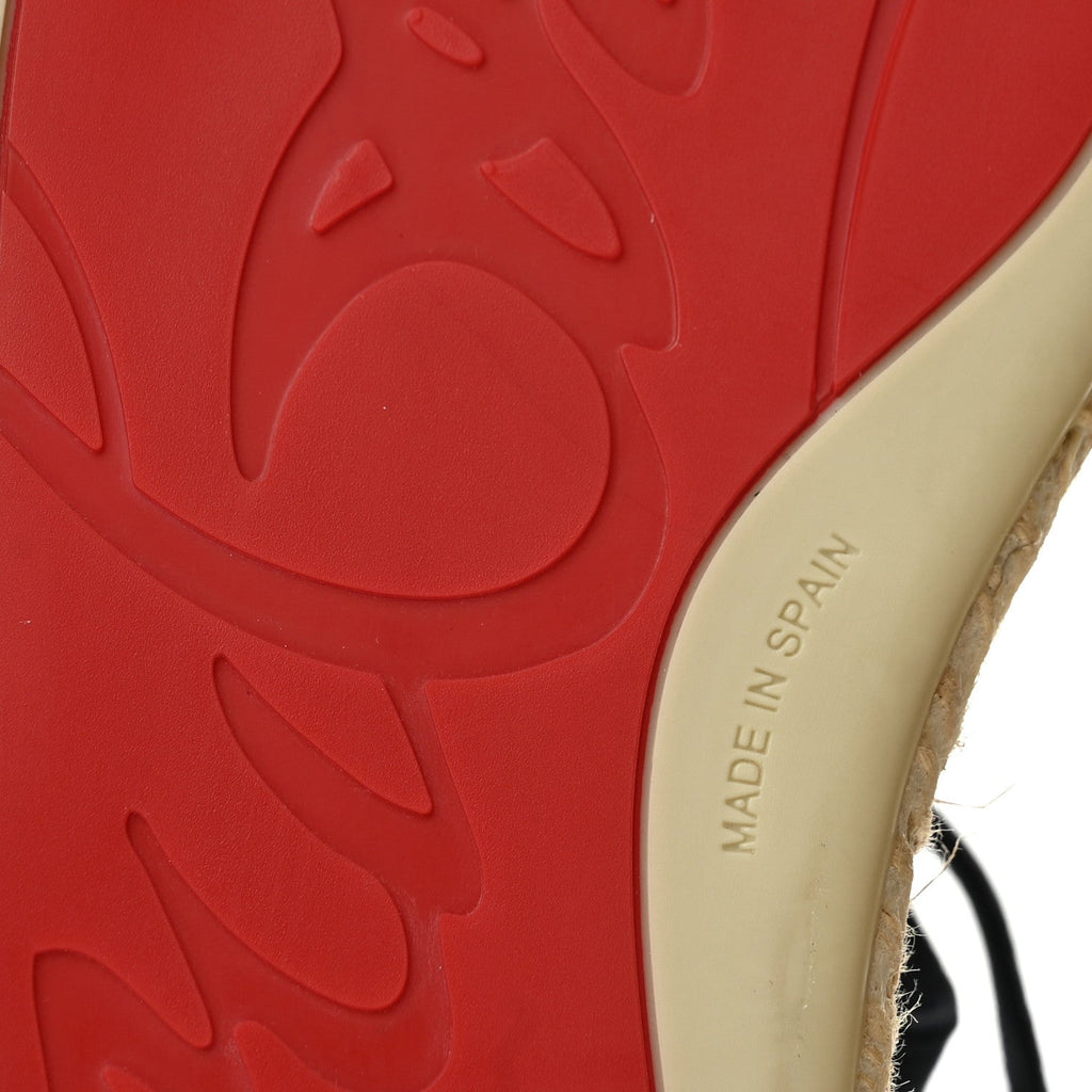 Toile Calfskin Espasneak Flat Sneaker 36 Obscur