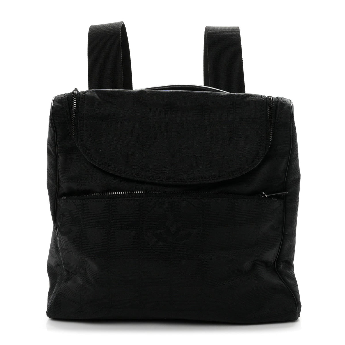 Nylon Travel Backpack Black