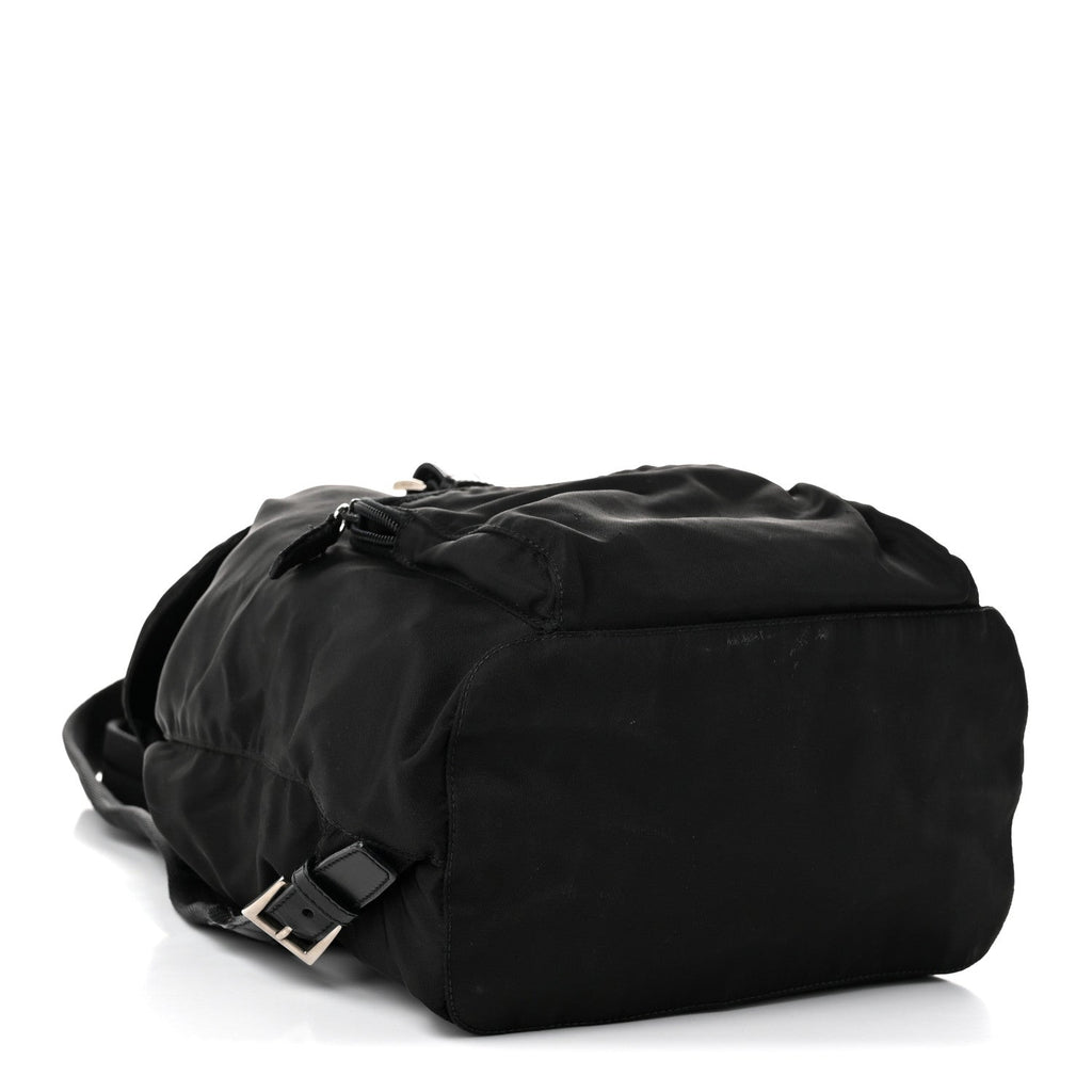 Tessuto Nylon Vela Cinch Backpack Black