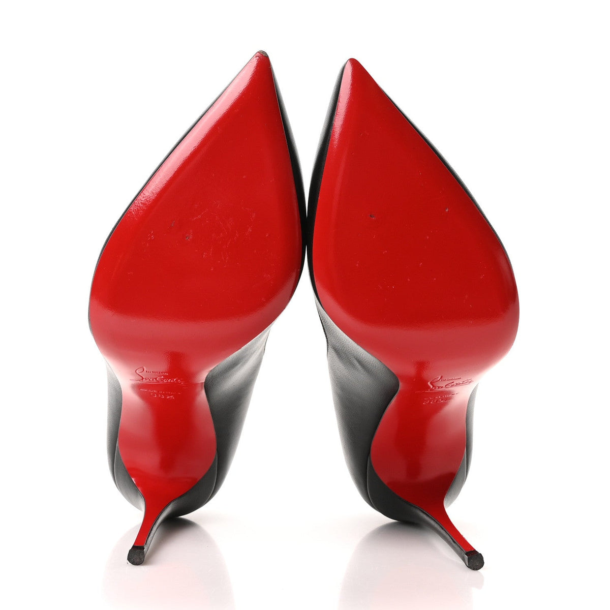 Shiny Nappa Pigalle Follies 100 Pumps 38.5 Black