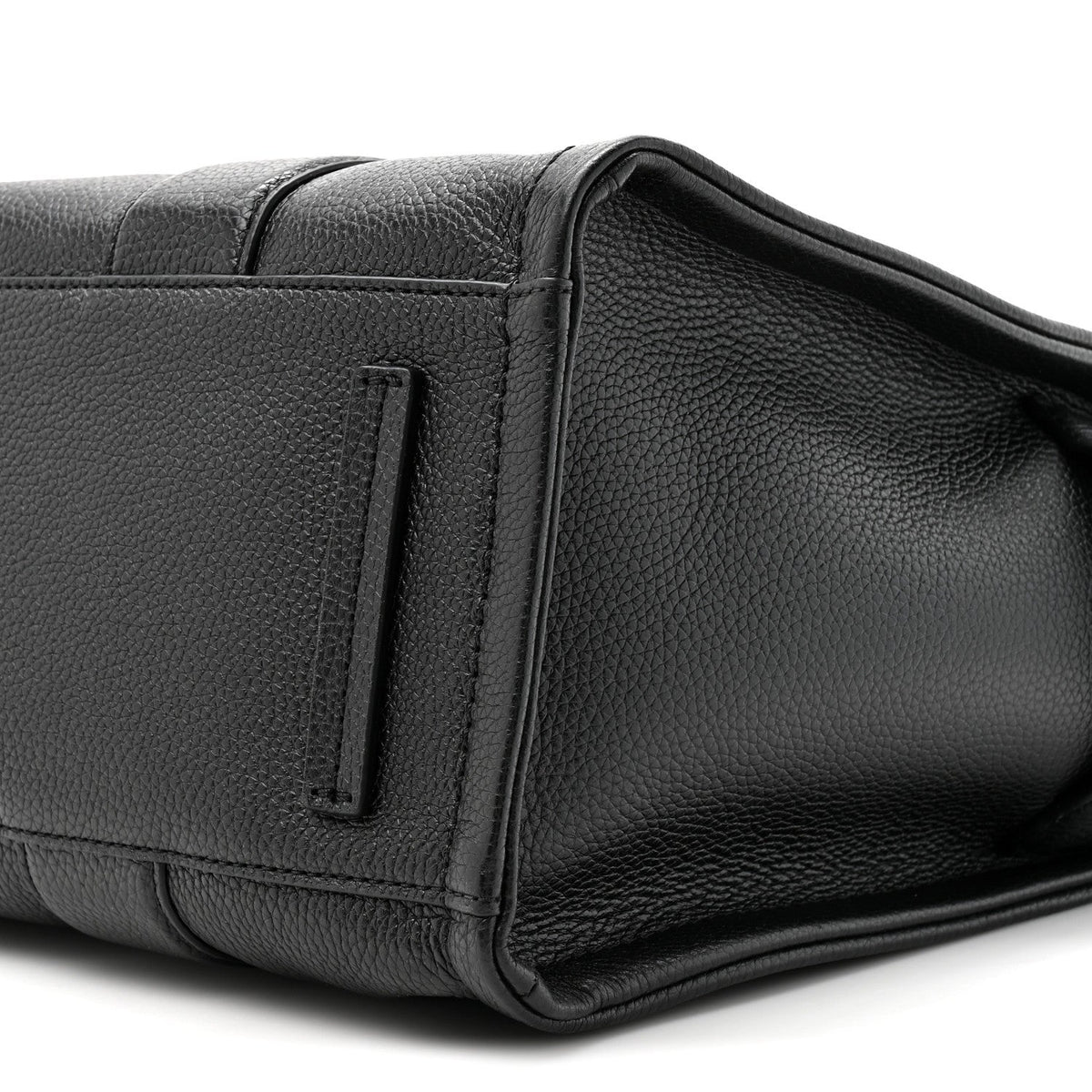 Grained Calfskin Large The Tote Bag Black
