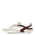 Technical Fabric Suede Gymnasium Sneakers 38 White Burgundy