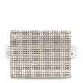 Swarovski Crystal Convertible Belt Bag Silver