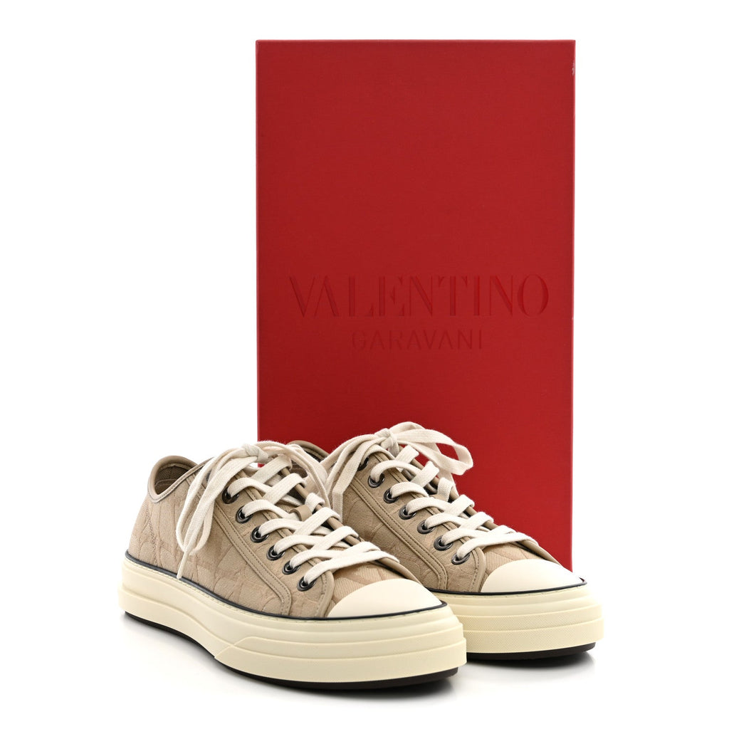 Canvas Iconographe Vlogo Sneakers 41 Beige