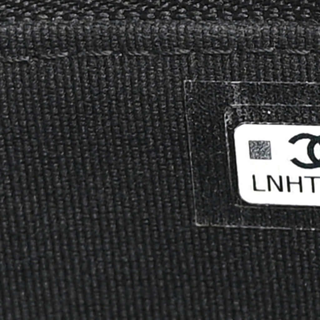 Denim Quilted Small Preppy Pocket Clutch With Chain  Black