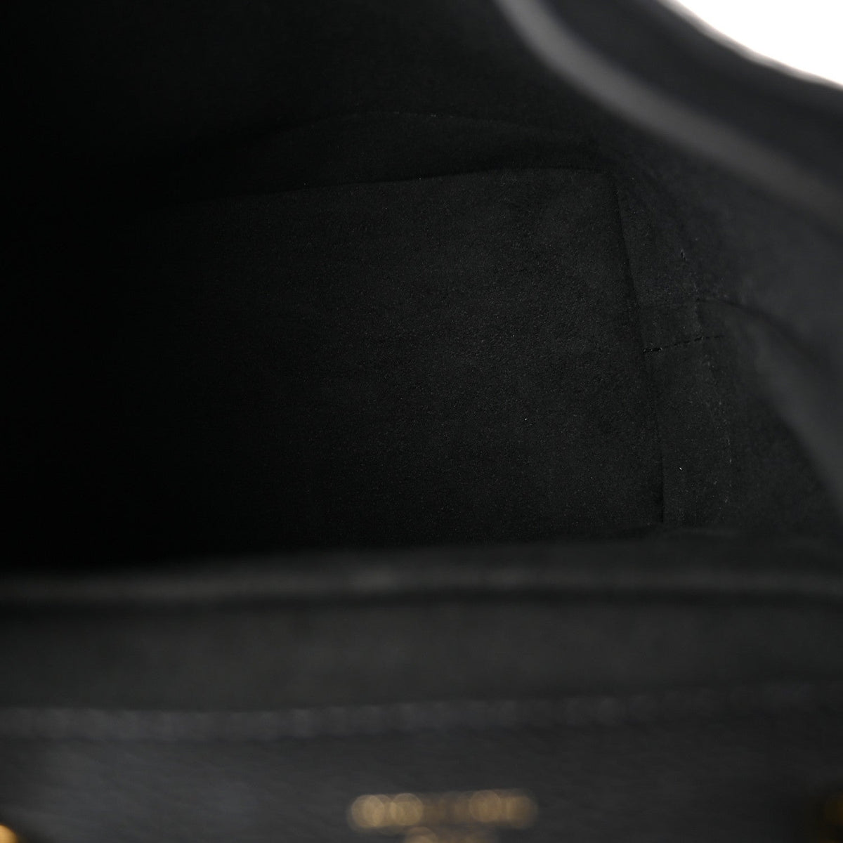Calfskin Lockme Mini Backpack Black