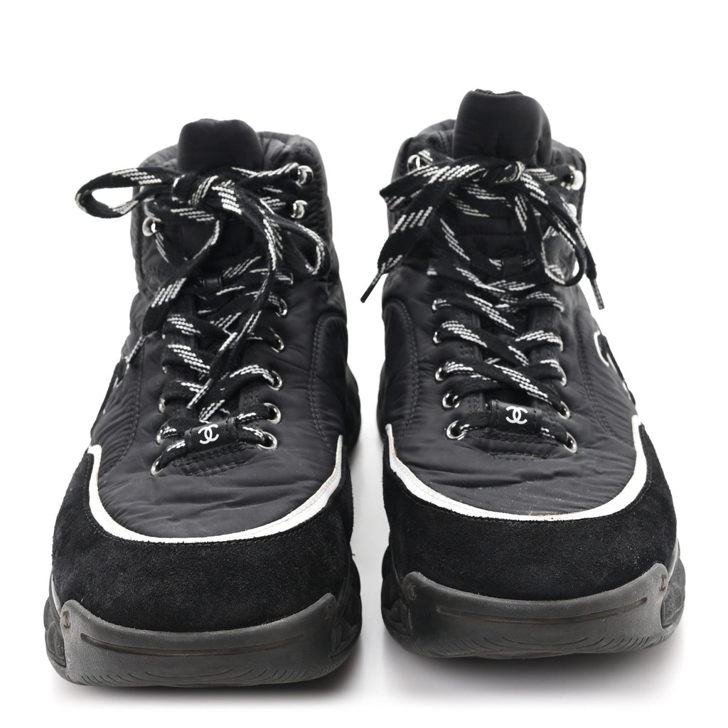 Fabric Suede Mens CC Sneakers 44 Black