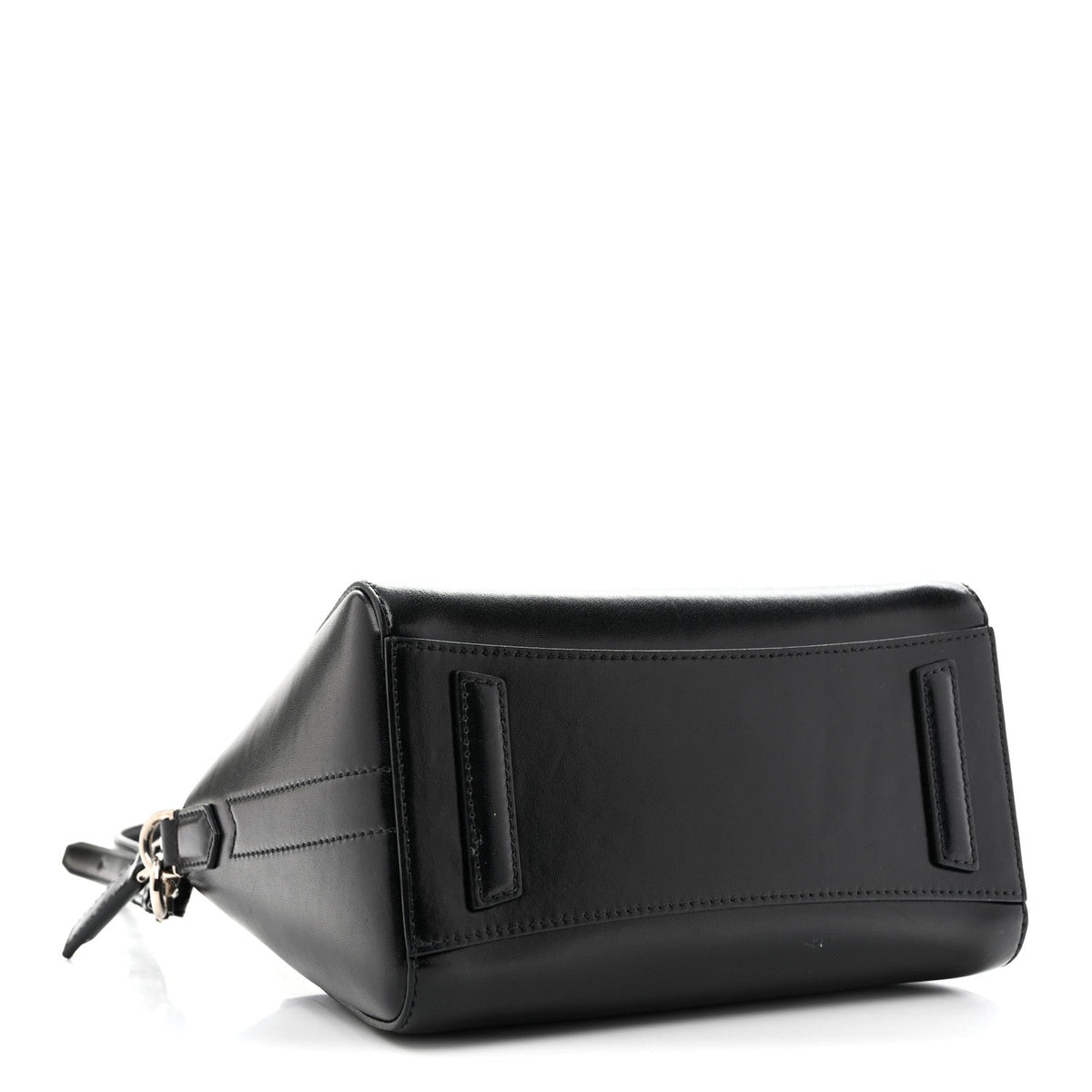 Shiny Lord Calfskin Mini Antigona Black