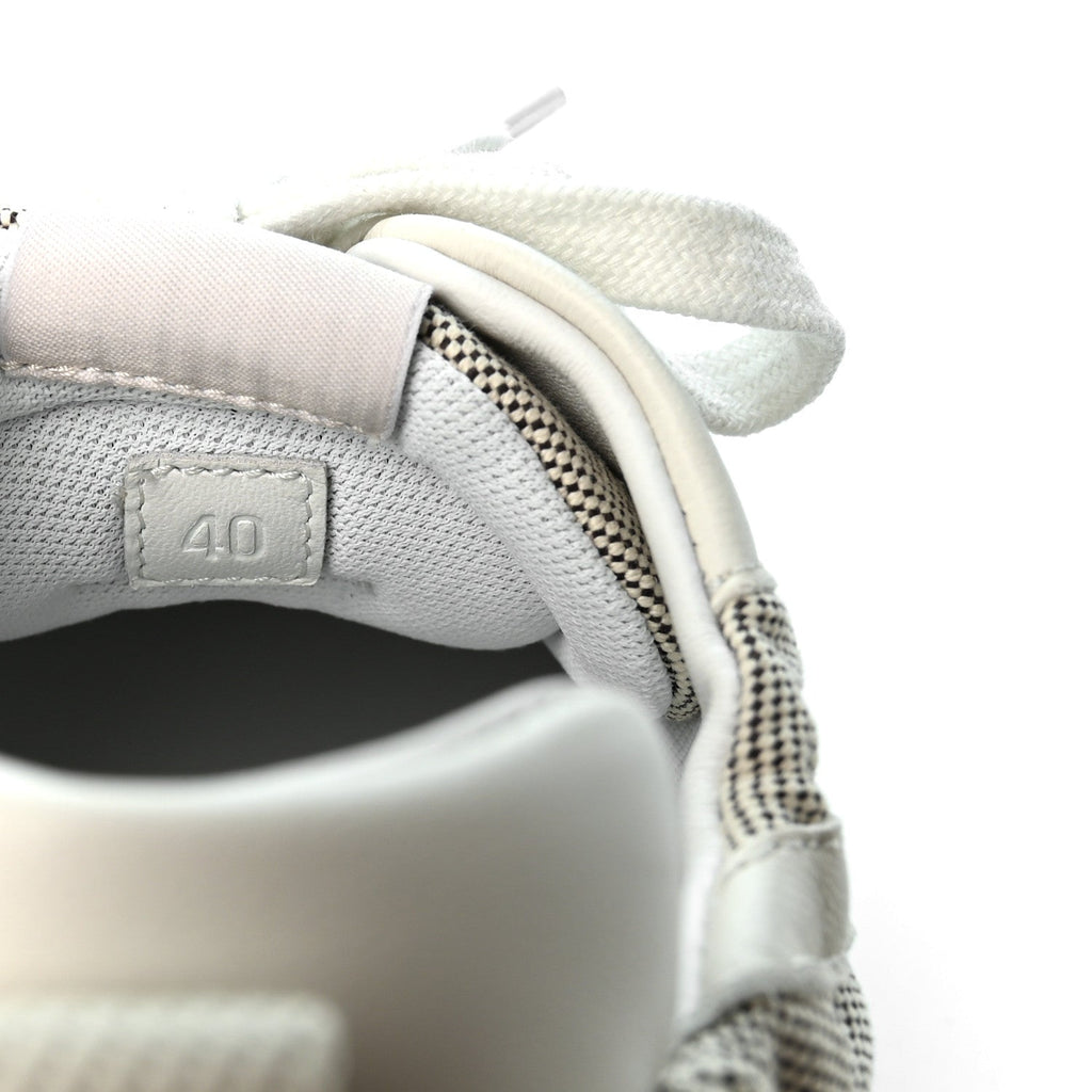 Canvas Nappa Jet Sneakers 40 Prunoir White