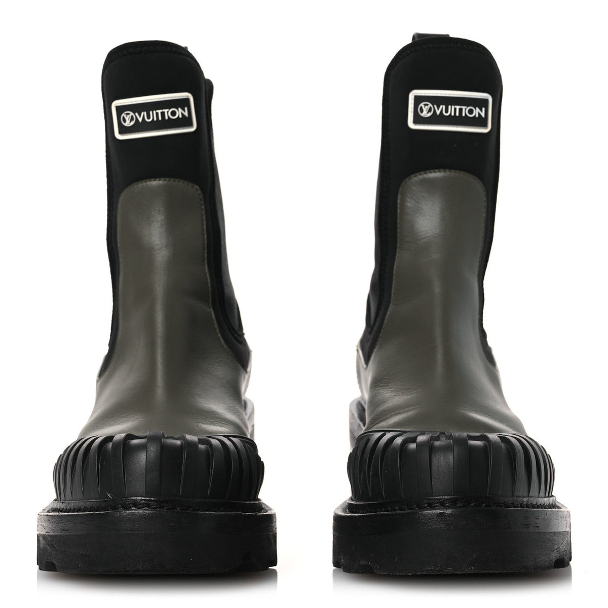 Calfskin Beaubourg Ankle Boots 39 Black Green