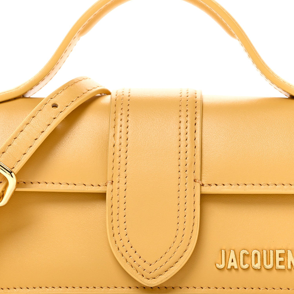 Smooth Calfskin Le Bambino Dark Yellow