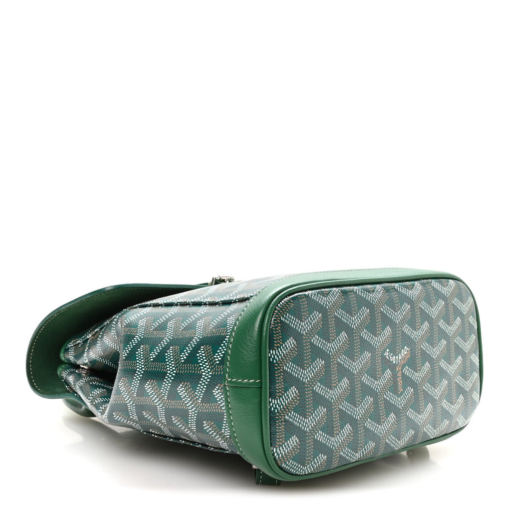 Goyardine Calfskin Mini Alpin Backpack Green