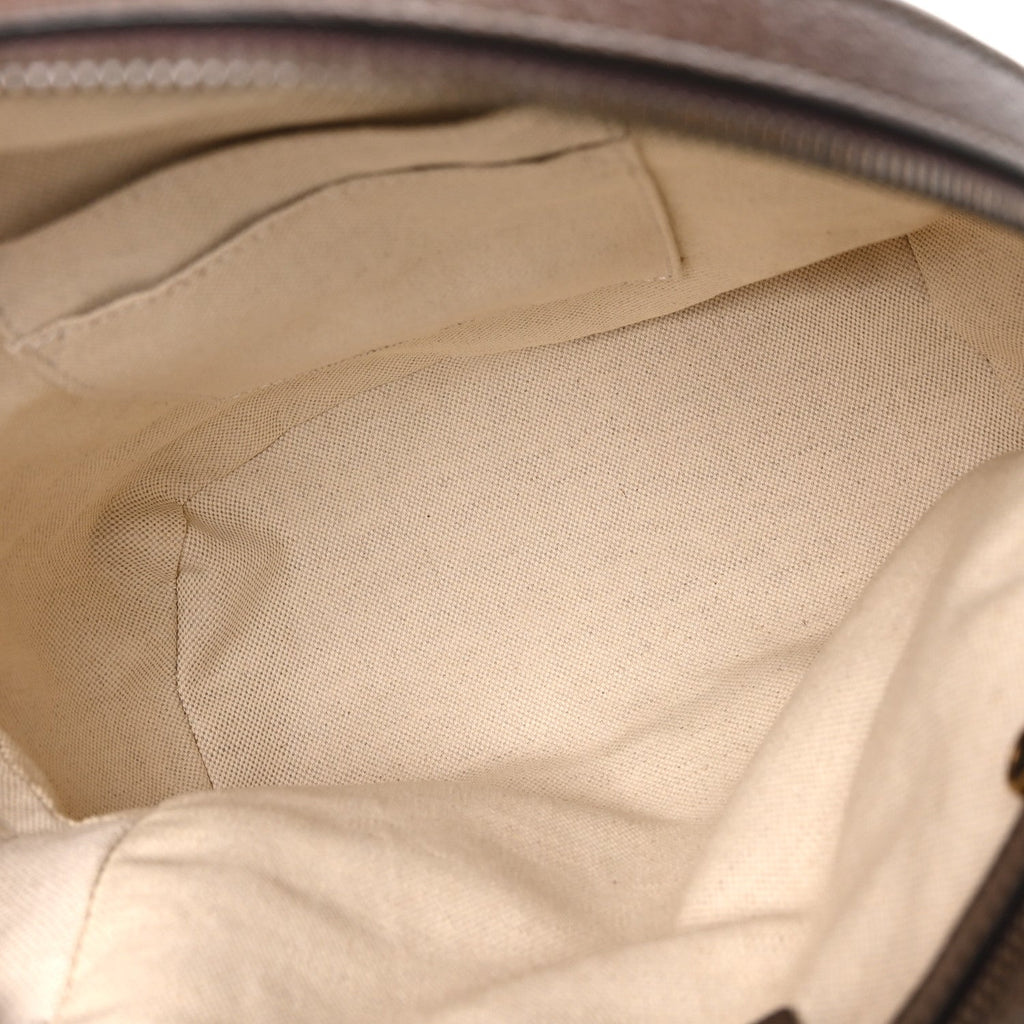 GG Supreme Monogram Calfskin Web Small Ophidia Day Backpack Beige Ebony New Acero