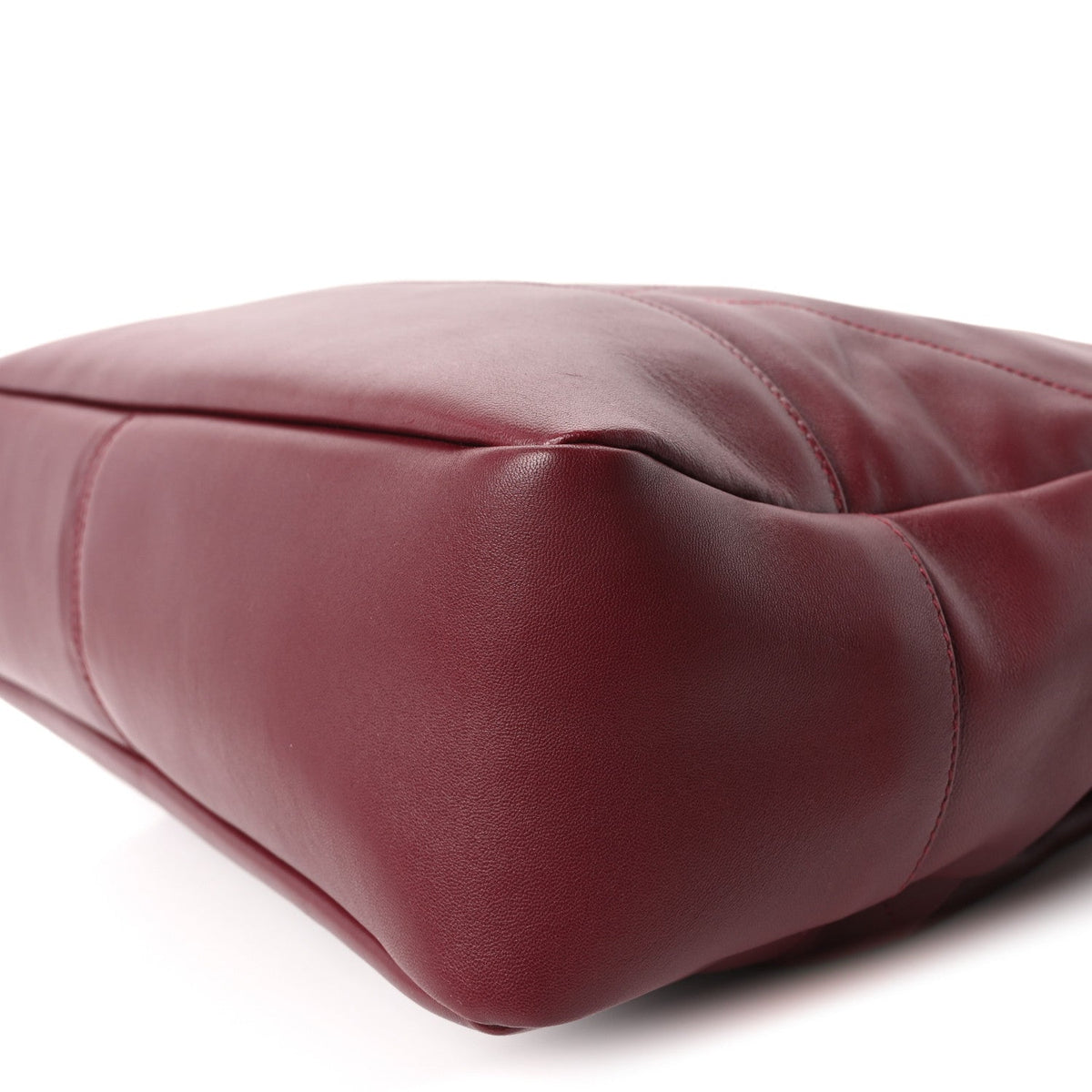 Lambskin Medium Jamie Shopping Tote Bordeaux