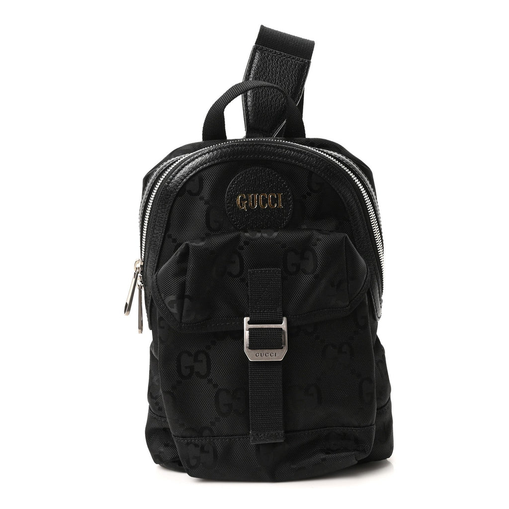 Econyl Nylon Monogram Off The Grid Sling Backpack Black