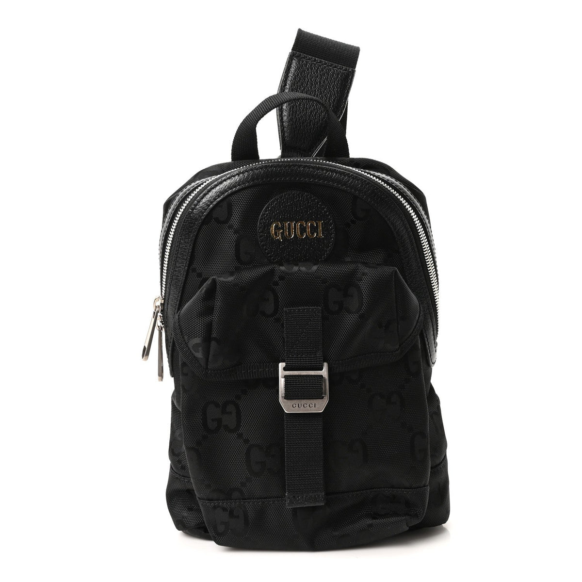 Econyl Nylon Monogram Off The Grid Sling Backpack Black