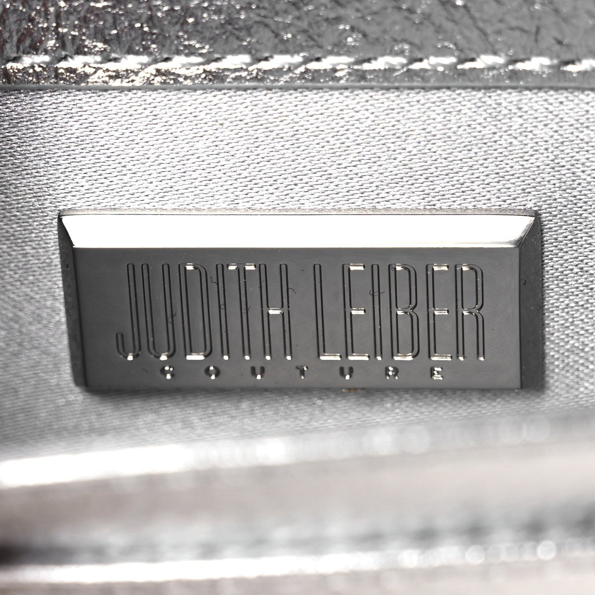 Swarovski Crystal Convertible Belt Bag Silver