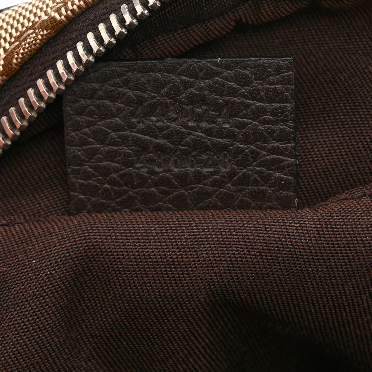 Monogram Belt Bag Dark Brown