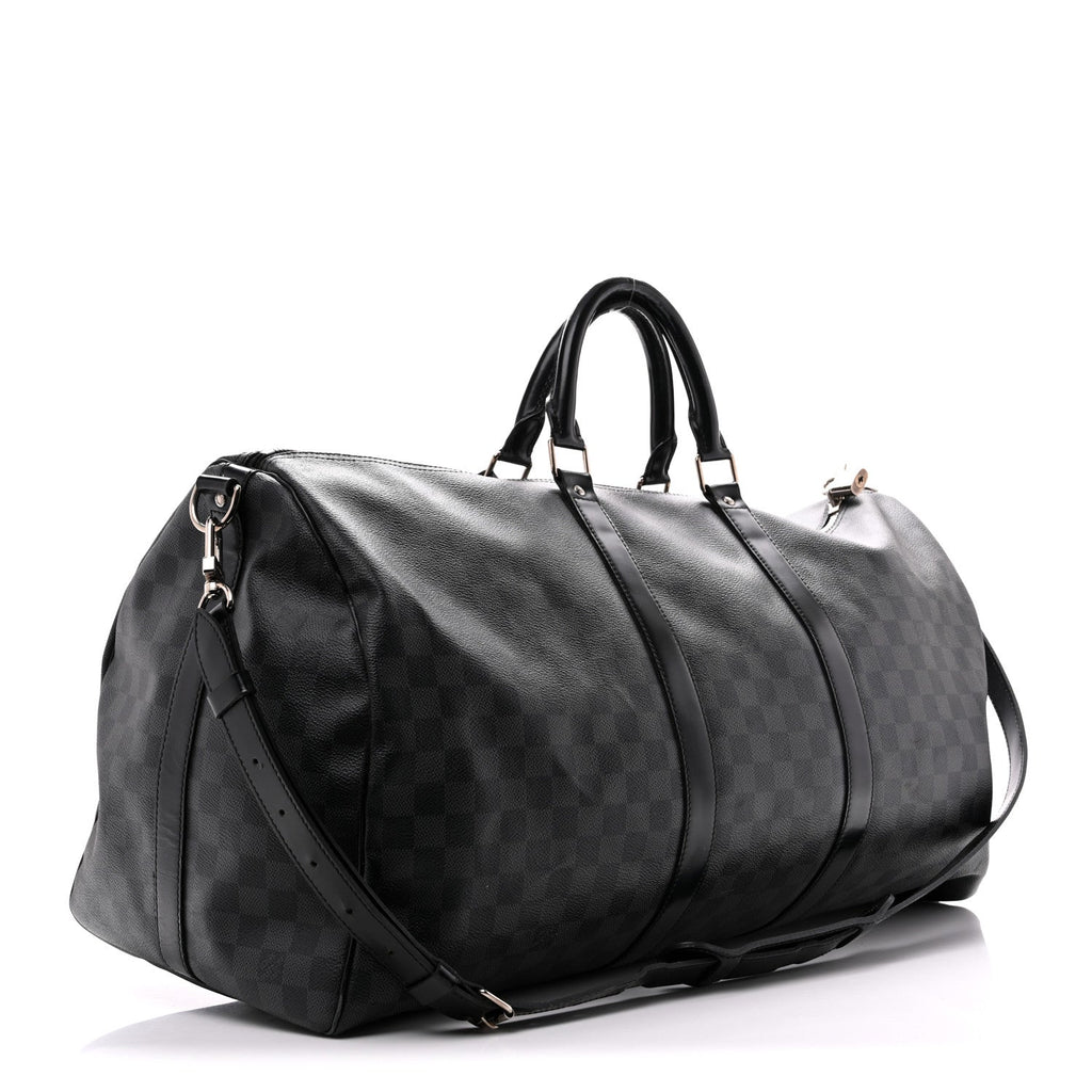 Damier Graphite Keepall Bandouliere 55