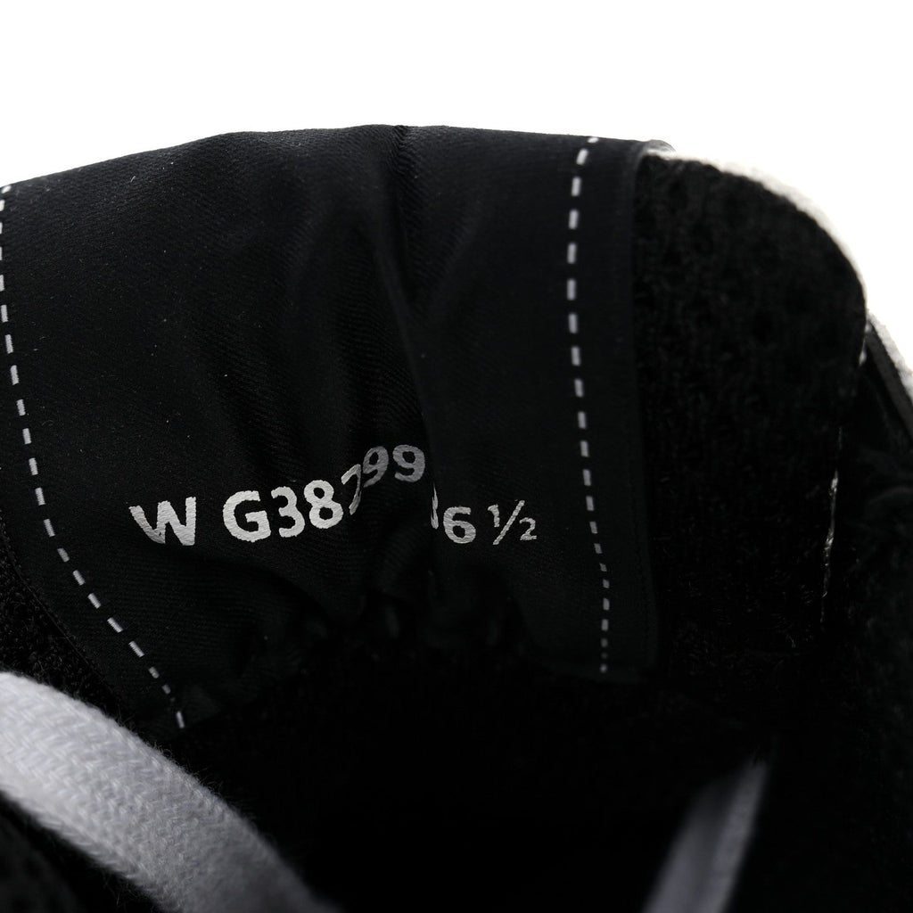 Mesh Suede Grained Calfskin Womens CC Sneakers 39.5 White Black