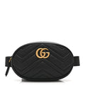 Calfskin Matelasse GG Marmont Belt Bag 75 30 Black