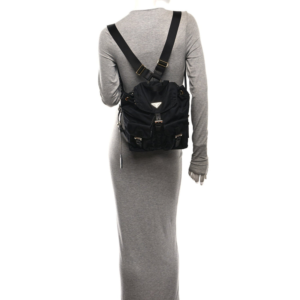 Re-Nylon Saffiano Re-Edition 1978 Small Backpack Black