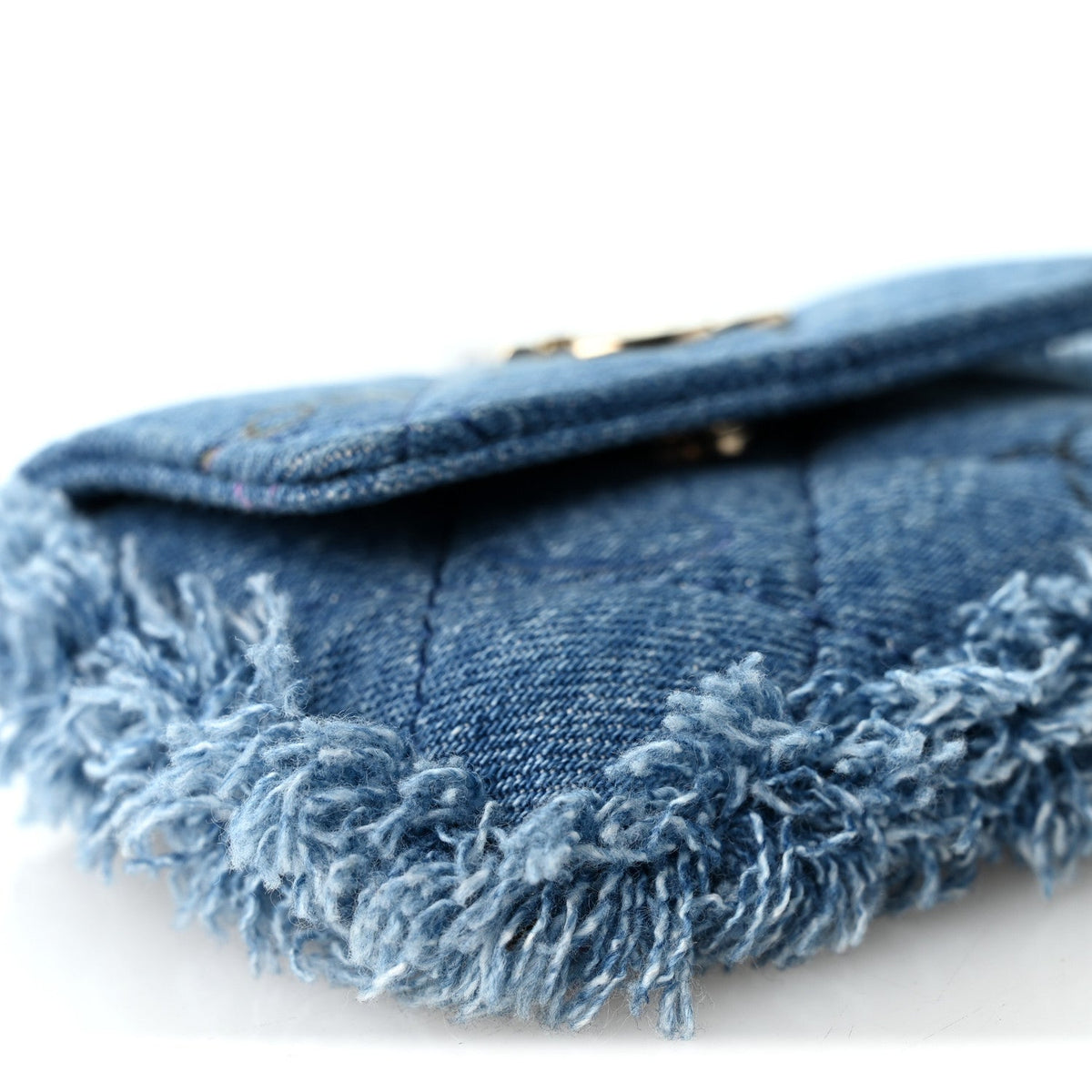Denim Quilted Denim Mood Belt Bag Blue Multicolor