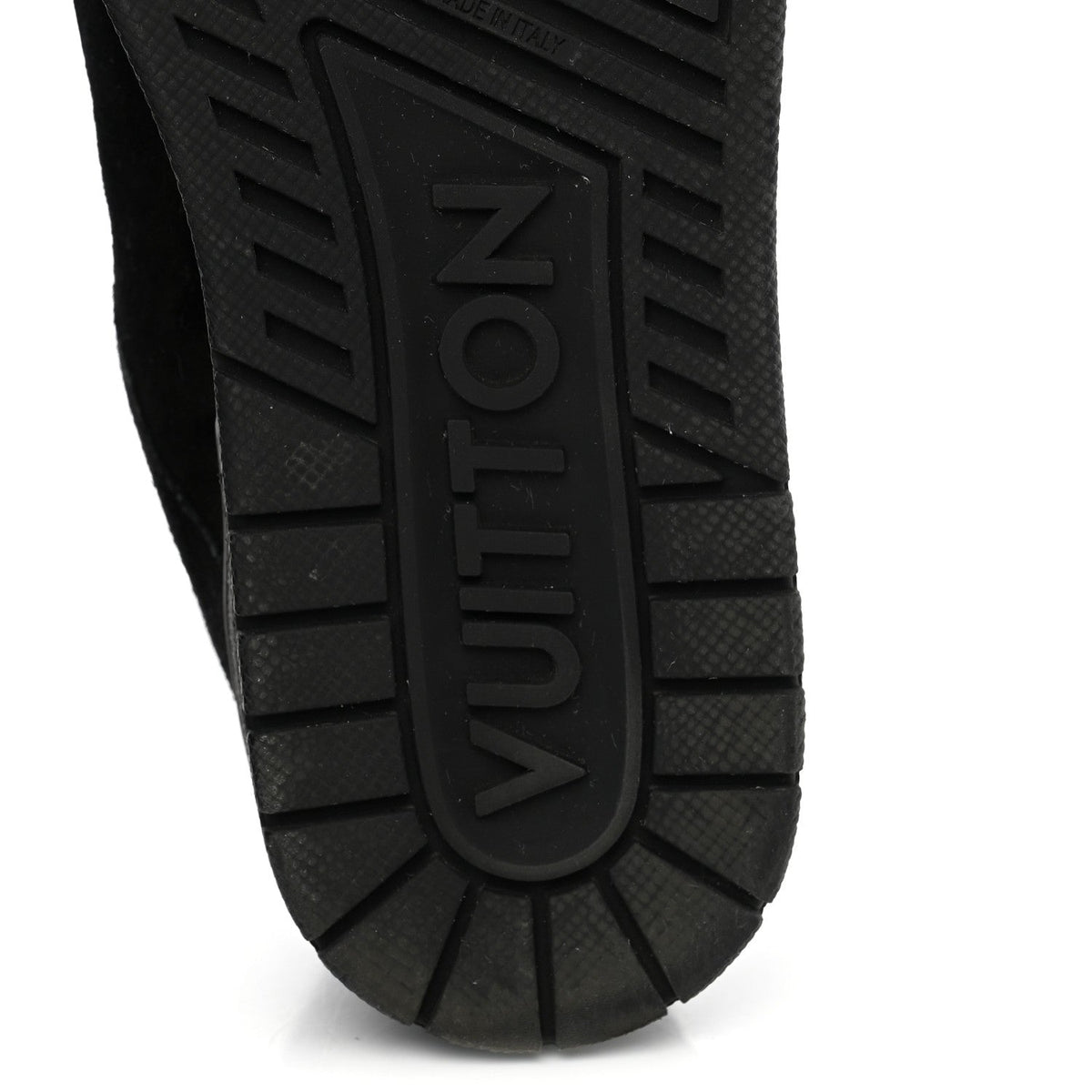Suede Mens LV Trainer Sneakers 5.5 Black