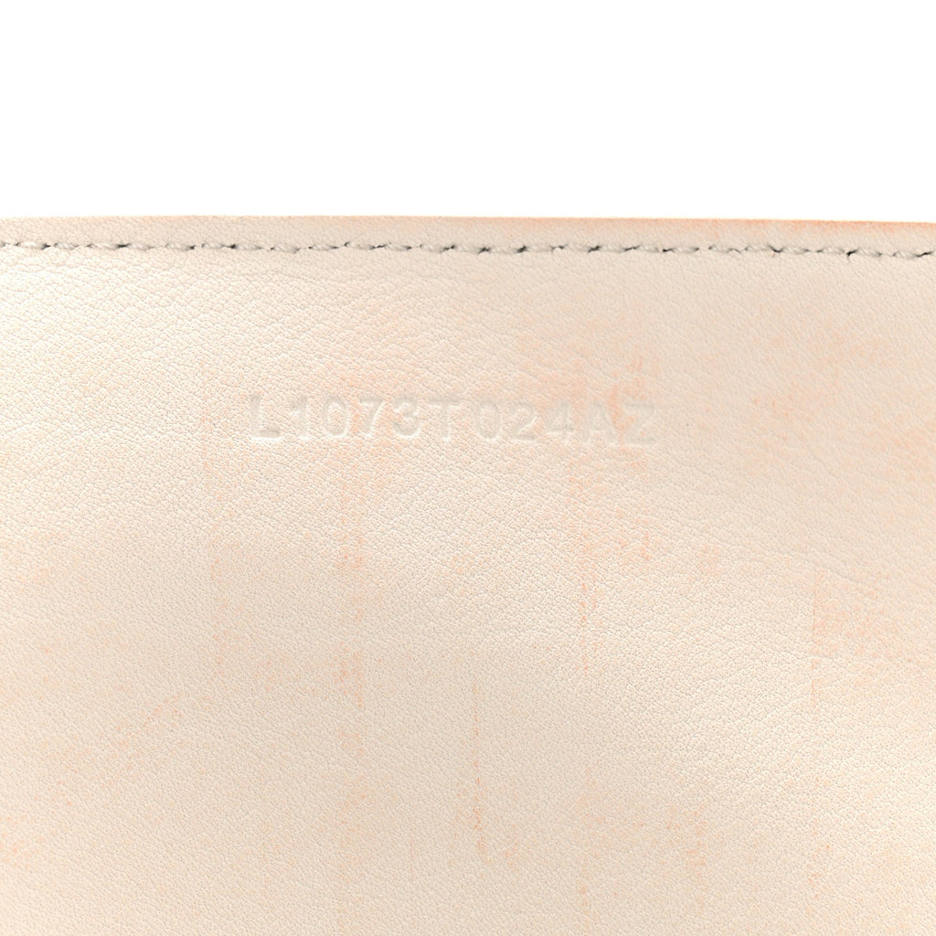 Calfskin Zip Bucket Bag White