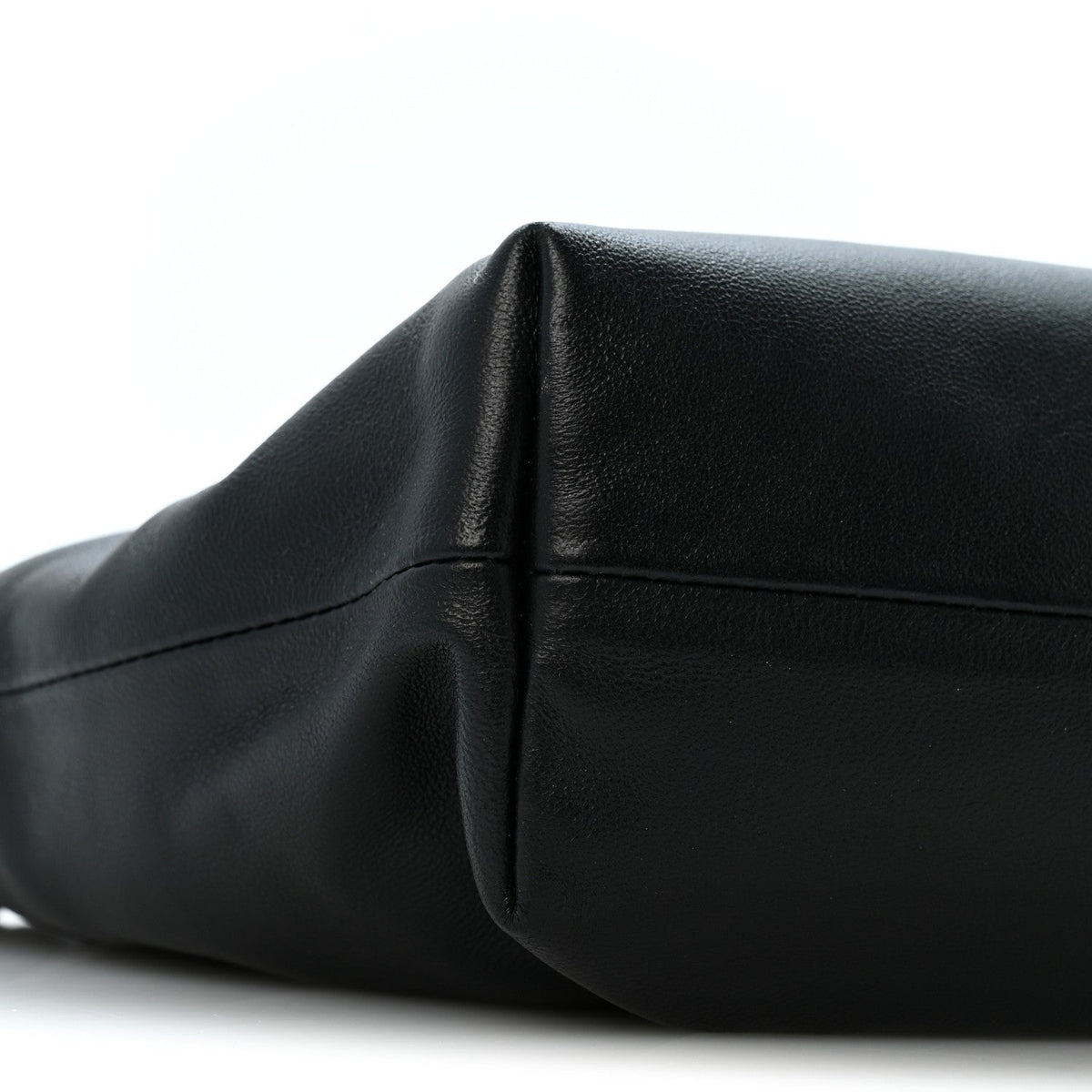 Lambskin Mini Icons Bucket Bag Black