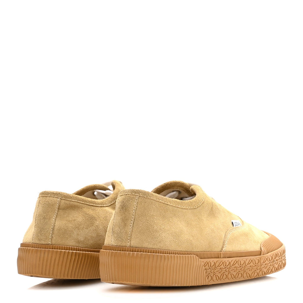 X PAULA's IBIZA Brushed Suede Rubber Terra Vulca Sneakers 39 Gold