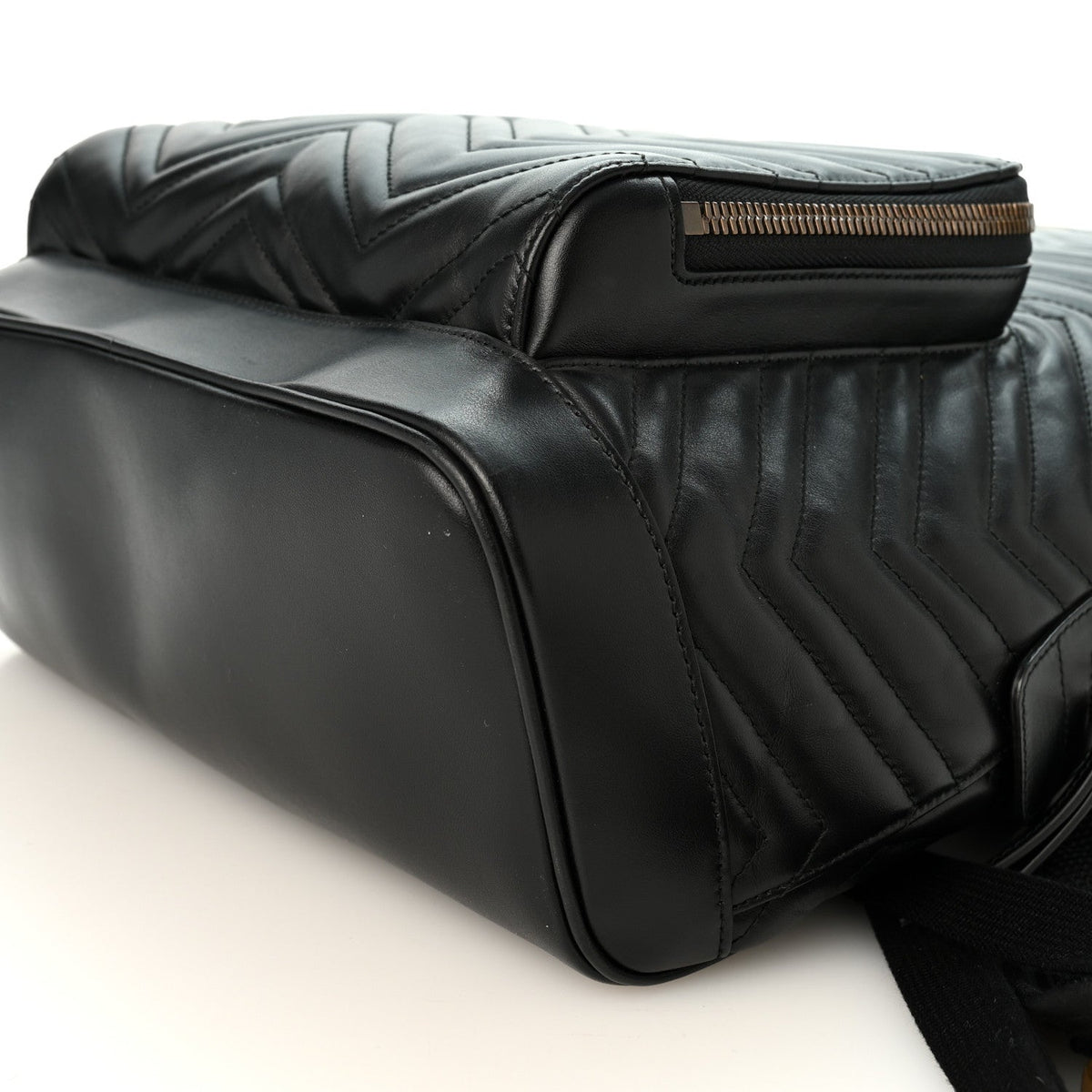 Calfskin Matelasse GG Marmont Day Backpack Black