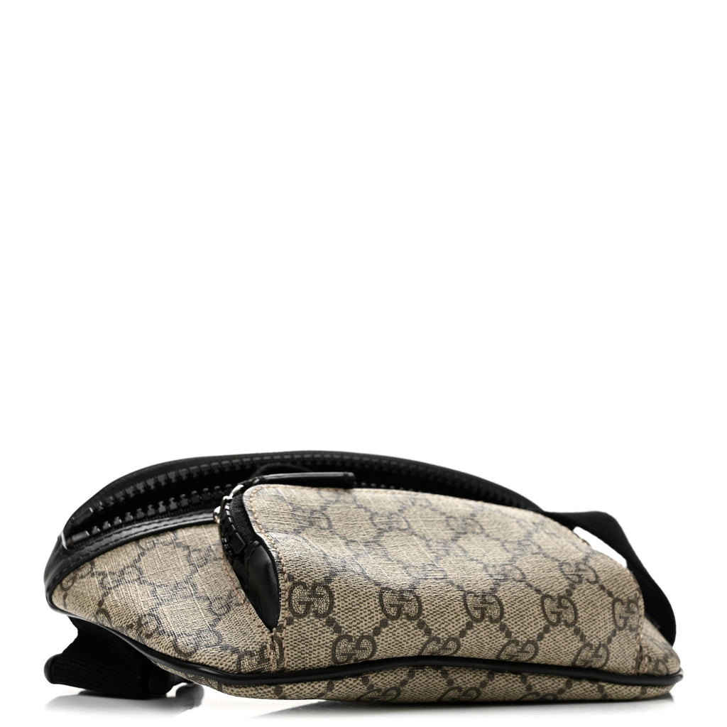GG Supreme Monogram Belt Bag Black