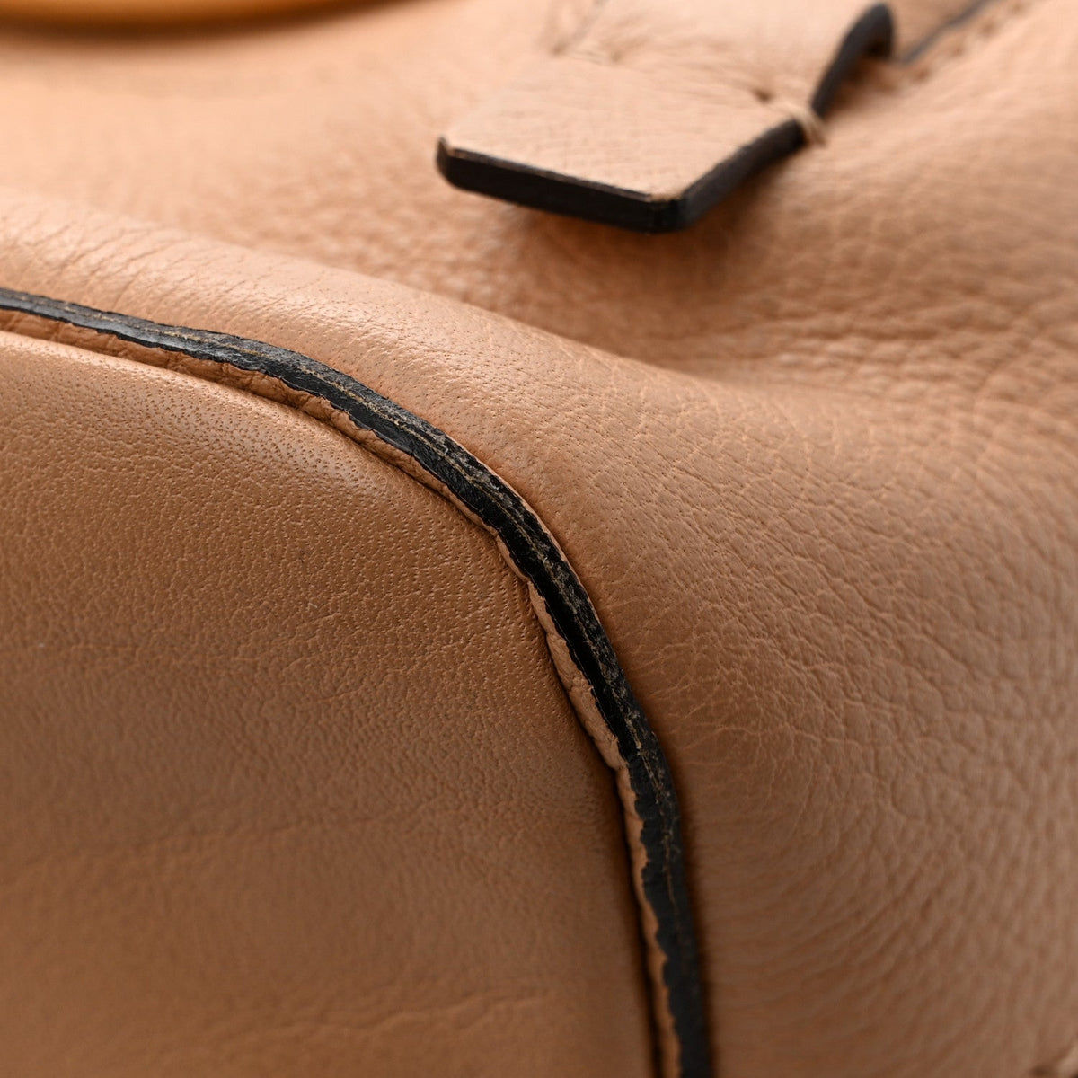 Suede Calfskin Mini Faye Backpack Blush Nude