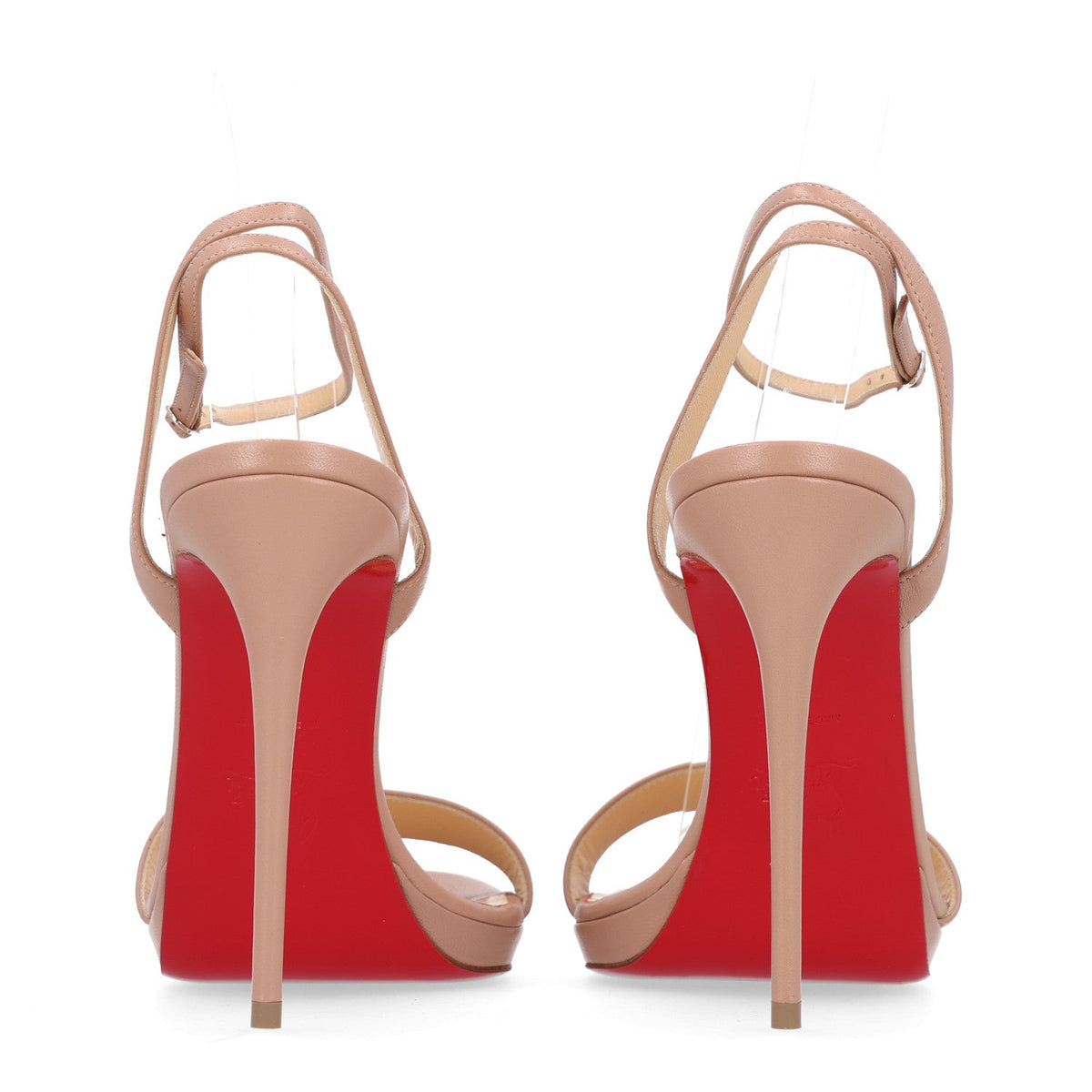 Nappa Loubi Queen 120 Pumps 39 Nude