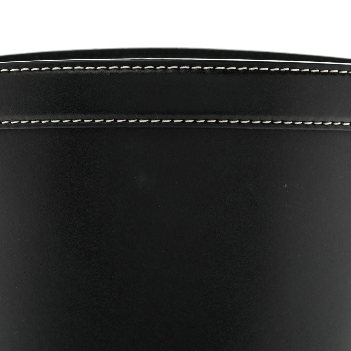Calfskin Nappa Sardine Bucket Bag Black