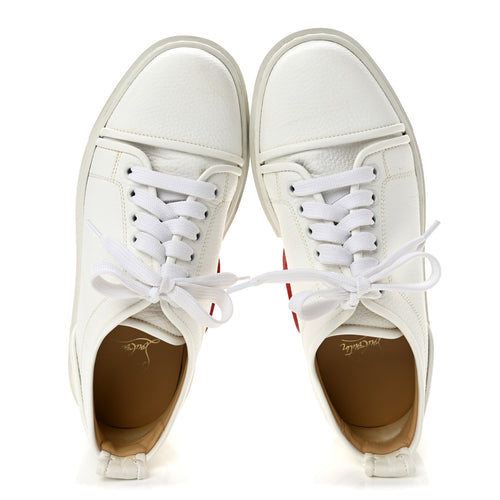 Calfskin Adolon Junior Low Top Sneaker 39 White