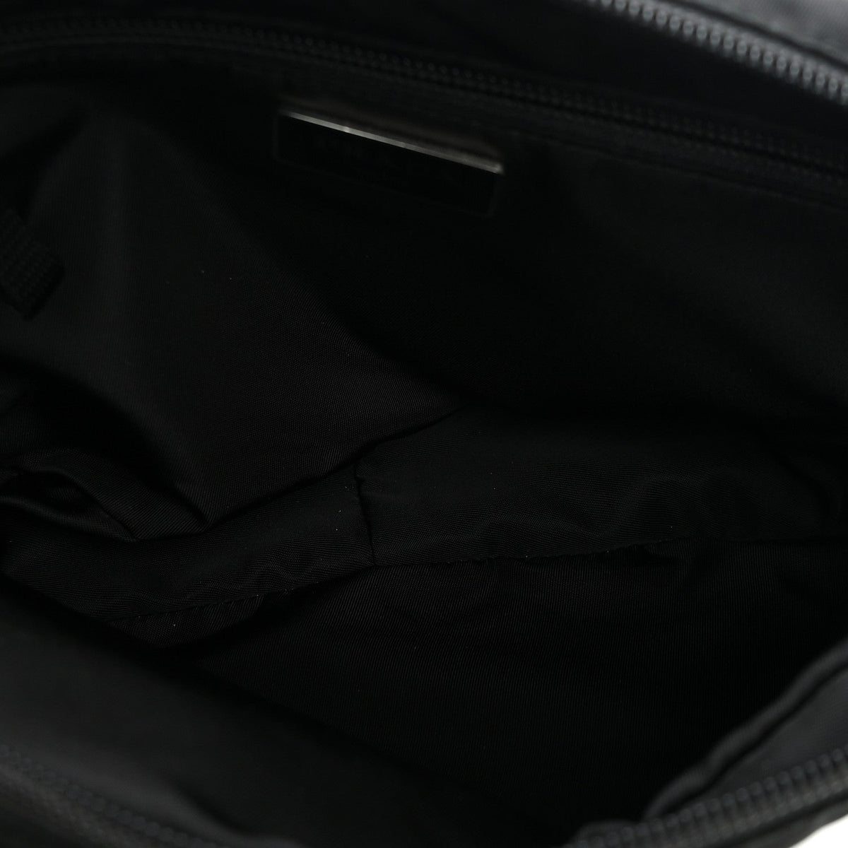 Tessuto Nylon Montagna Belt Bag Black