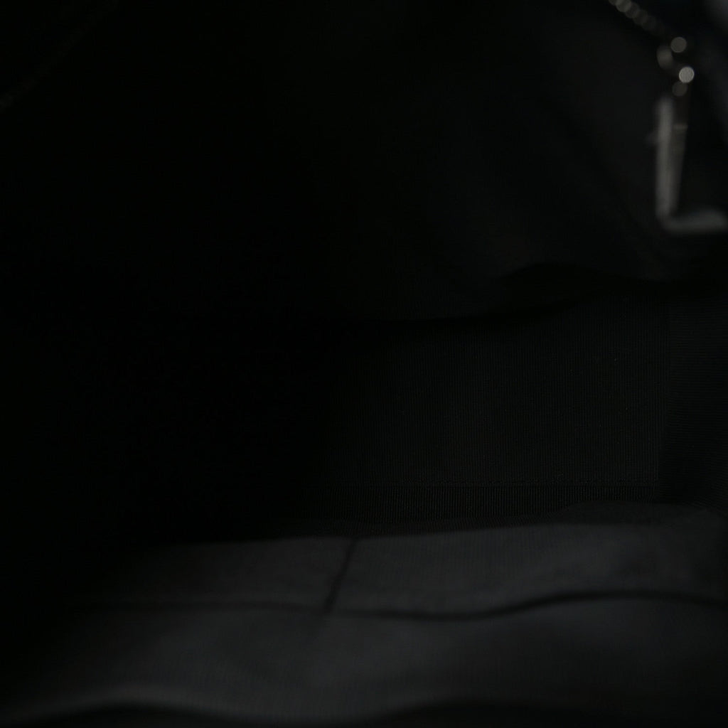 Canvas Calfskin Never Still Small Backpack Black