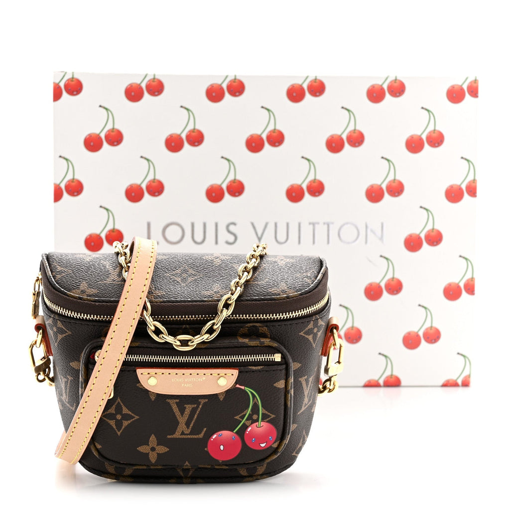 LV X TM Monogram Cerises Mini Bumbag