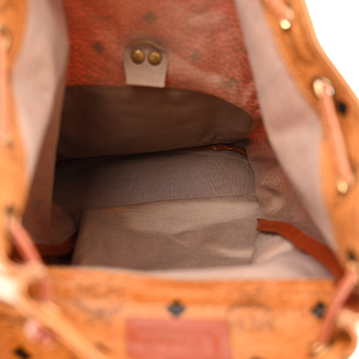 Visetos Drawstring Backpack Cognac