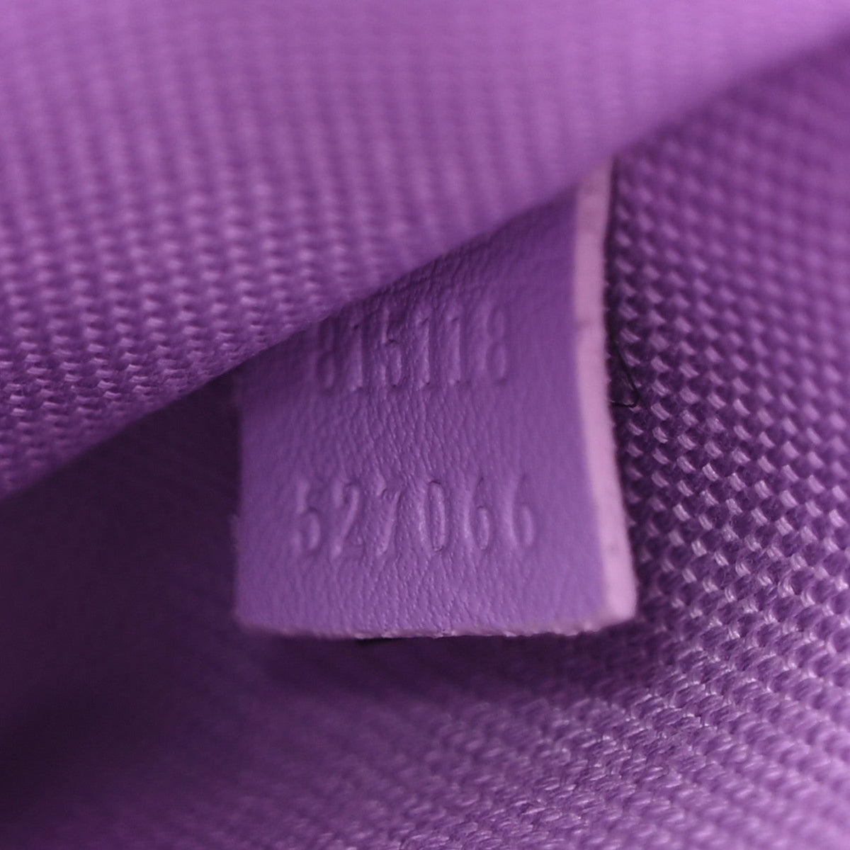 Patent GG Guccissima Emblem Small Bucket Bag Purple