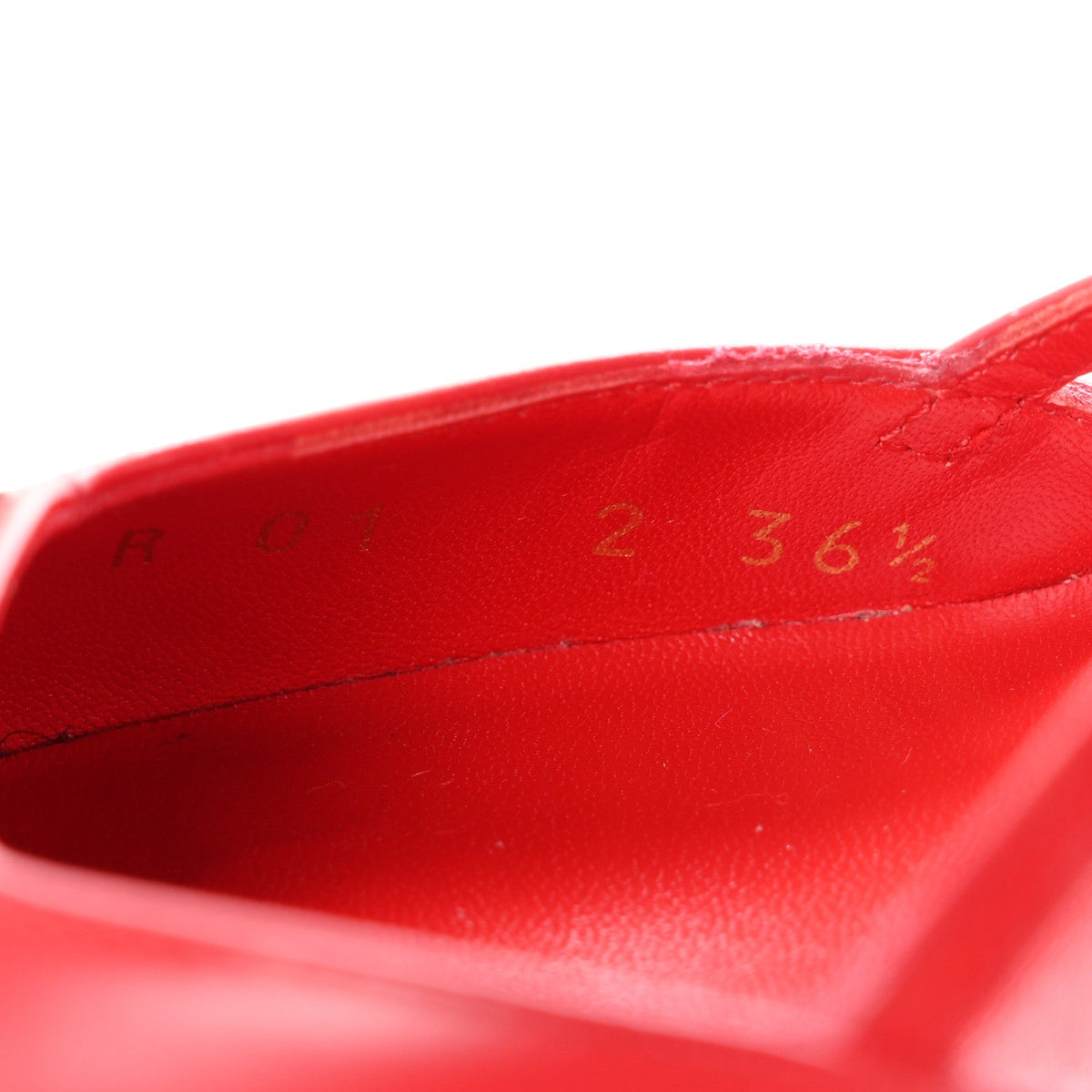 Calfskin Tonal Signature Vlogo Slingback 80mm Pumps 36.5 Rouge Pur