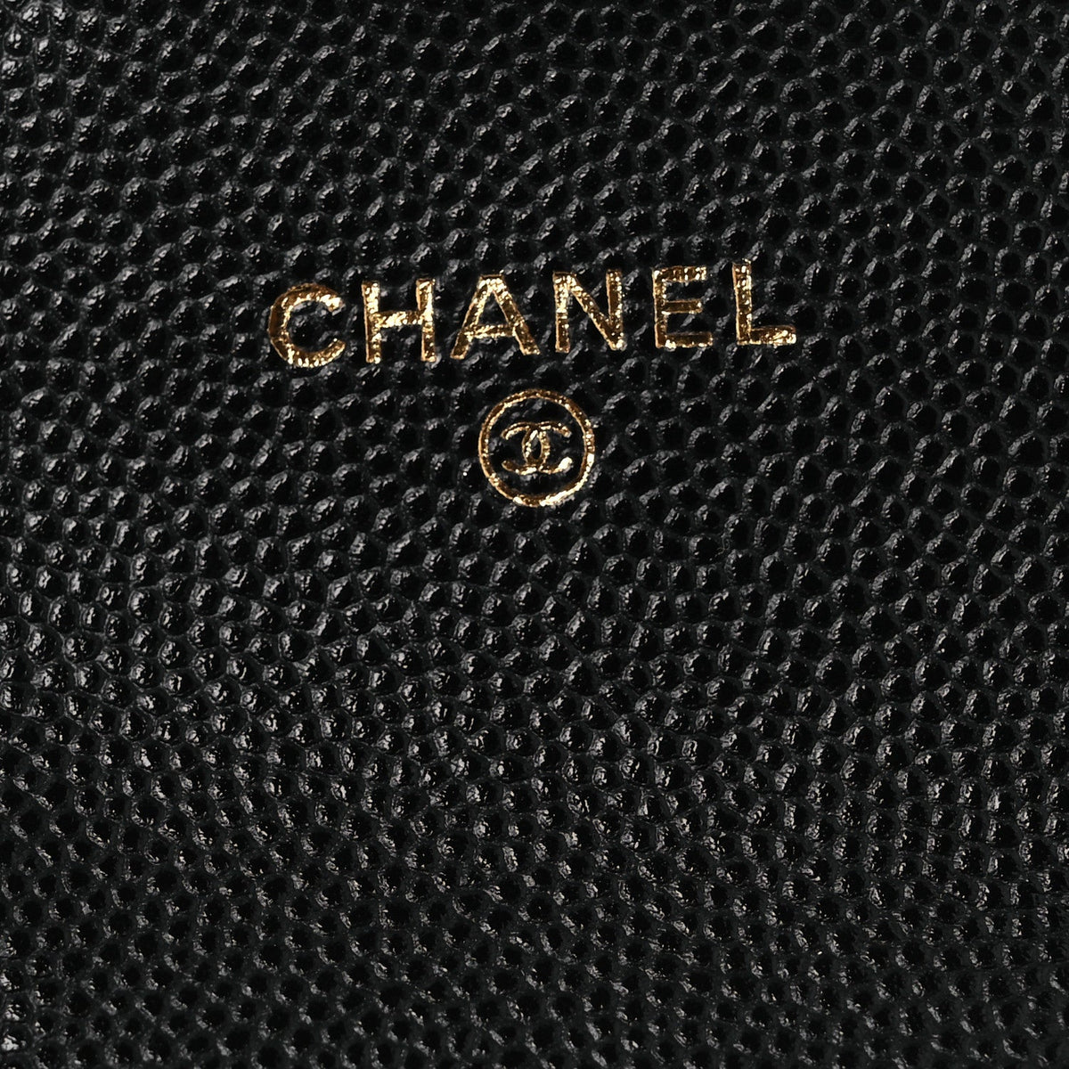 Caviar Quilted Mini Chain Belt Bag Black