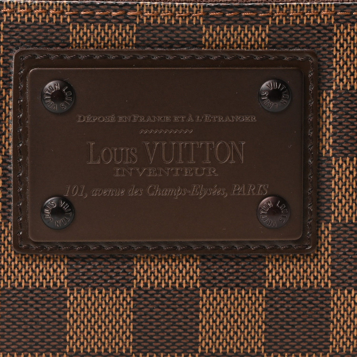 Damier Ebene Brooklyn Bum Bag