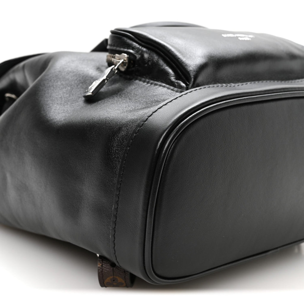 Lambskin Monogram Montsouris Vibe PM Black